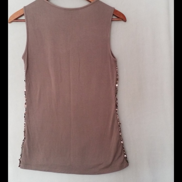 Women Tank Top Ladies sleeveless shiny top 6US - Picture 3 of 3